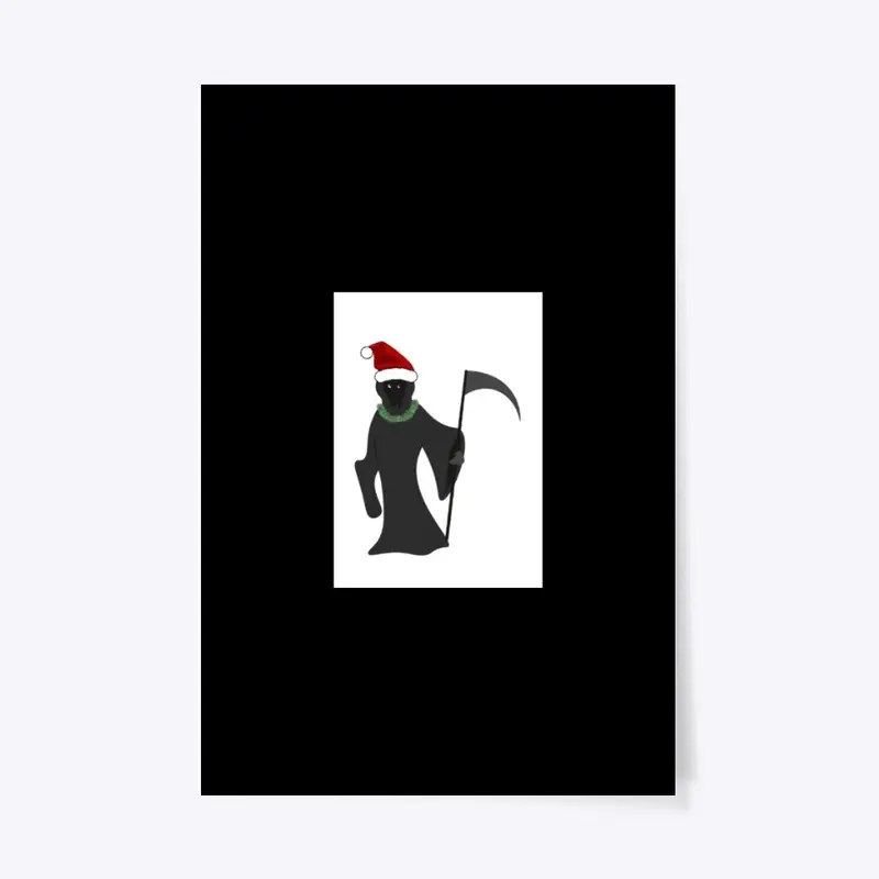 Festive grim reaper 