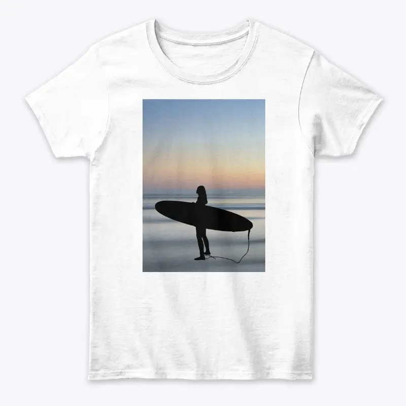 Silhouette surfer