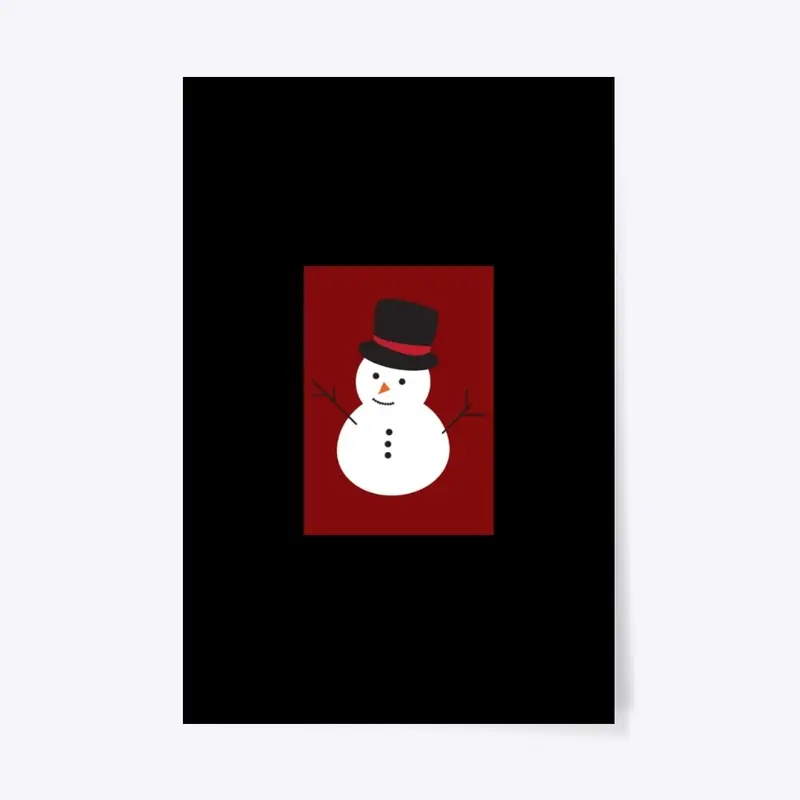 Happy snowman