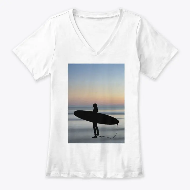 Silhouette surfer