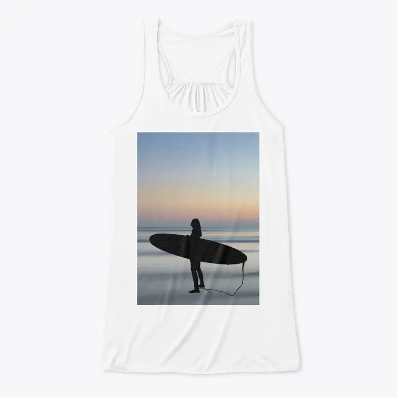 Silhouette surfer